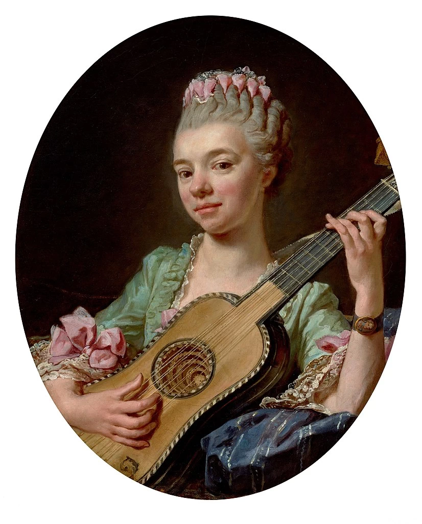 Giovane donna con chitarra - Museum of Fine Arts, Houston